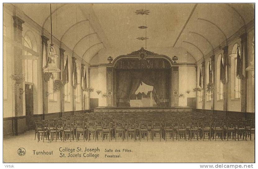 Turnhout :  St. Jozefs College : Feestzaal   ( Geschreven 1928  Met Zegel ) - Turnhout