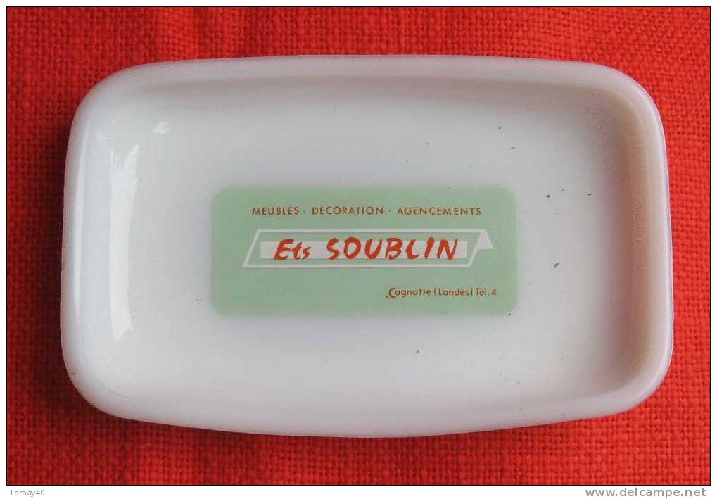 1 Cendrier Opalex Meubles Decoration Agencements Ets Soublin Cagnotte - Portacenere