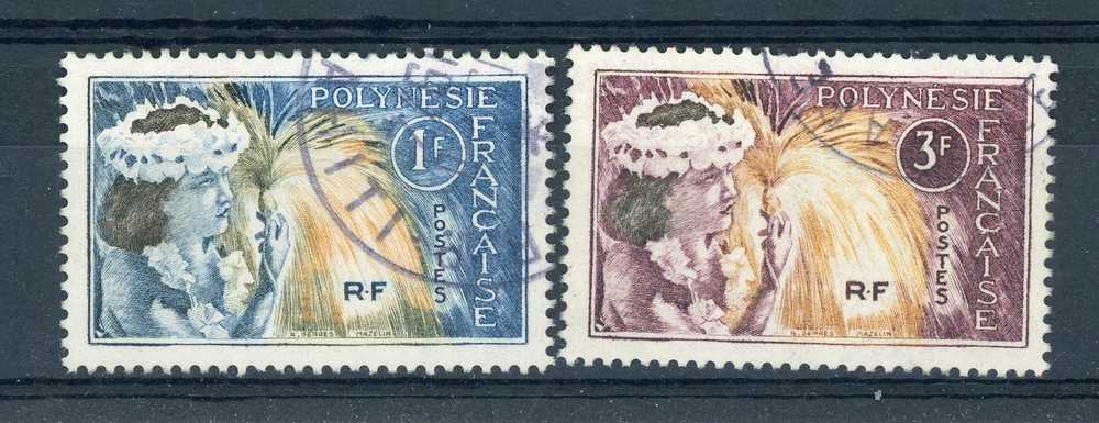 Polynésie  -  1964  :  Yv  27-28  (o)        ,   N5 - Used Stamps