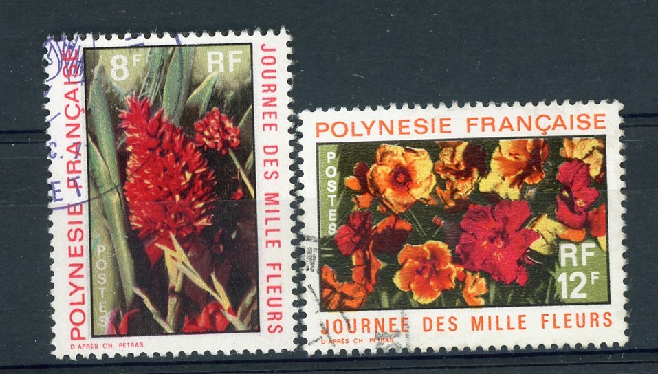 Polynésie  -  1971  :  Yv  83-84  (o) - Oblitérés