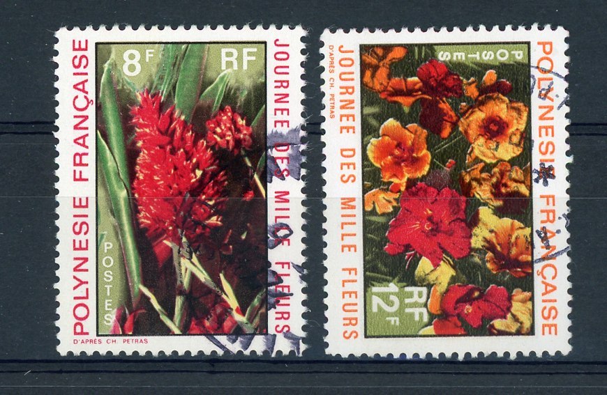 Polynésie  -  1971  :  Yv  83-84  (o)       ,   N2 - Gebruikt
