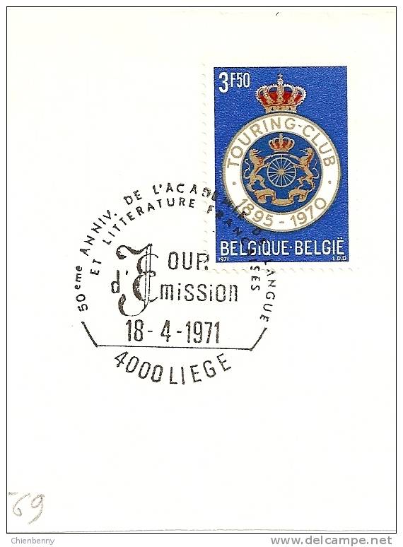 1569-  LIEGE  1971 - Briefe U. Dokumente