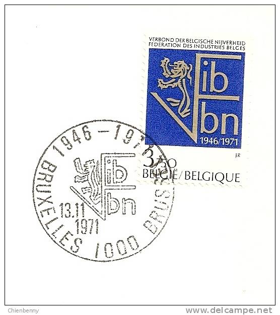 1609-BRUXELLES  1971 - Briefe U. Dokumente