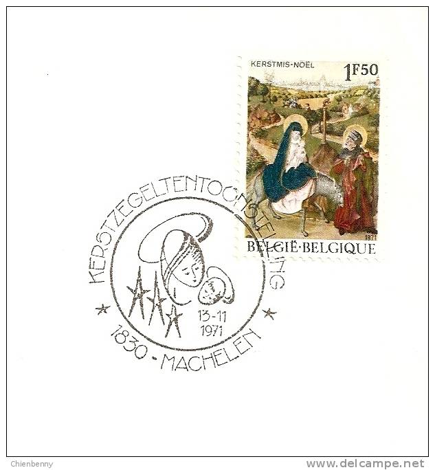 1608-MACHELEN 1971 - Lettres & Documents