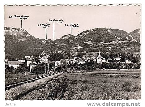 CPM 01 Vue Generale De GEX - Col De La Faucille Et Chaine Du Jura - Gex