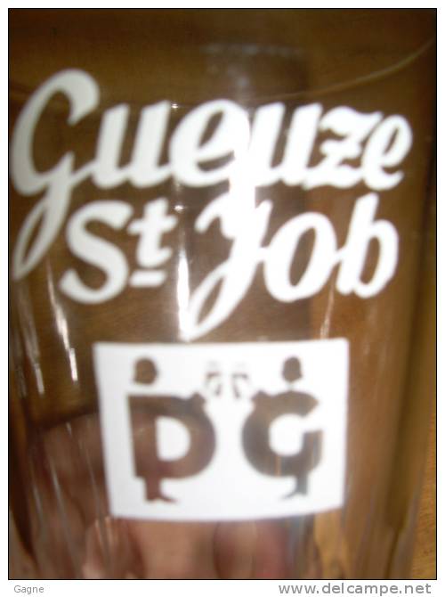 10 - Vieux Verre Bière Gueuze Saint Job DC - Glazen