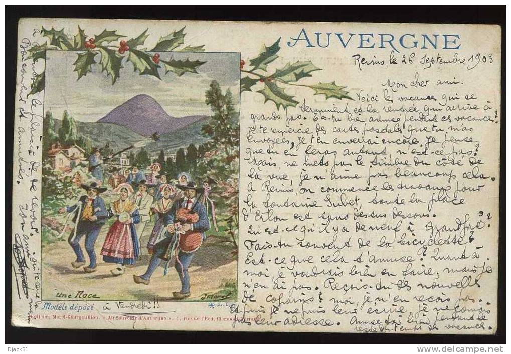 AUVERGNE - Une Noce - 1903 - Hochzeiten