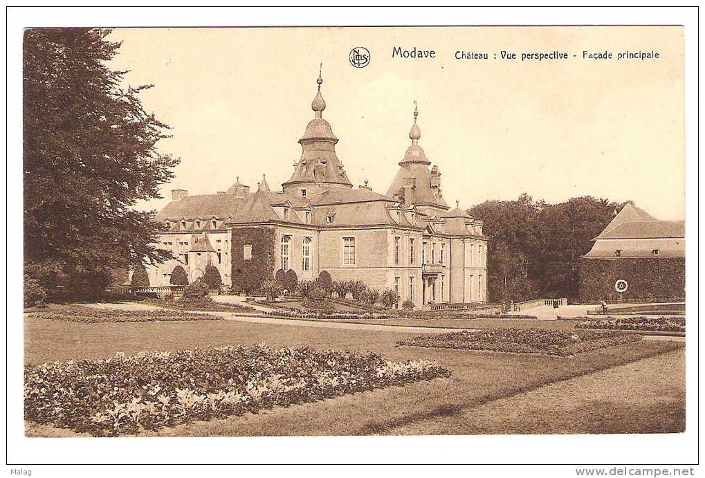 Modave Château  Vue Perspective Façade Principale - Modave