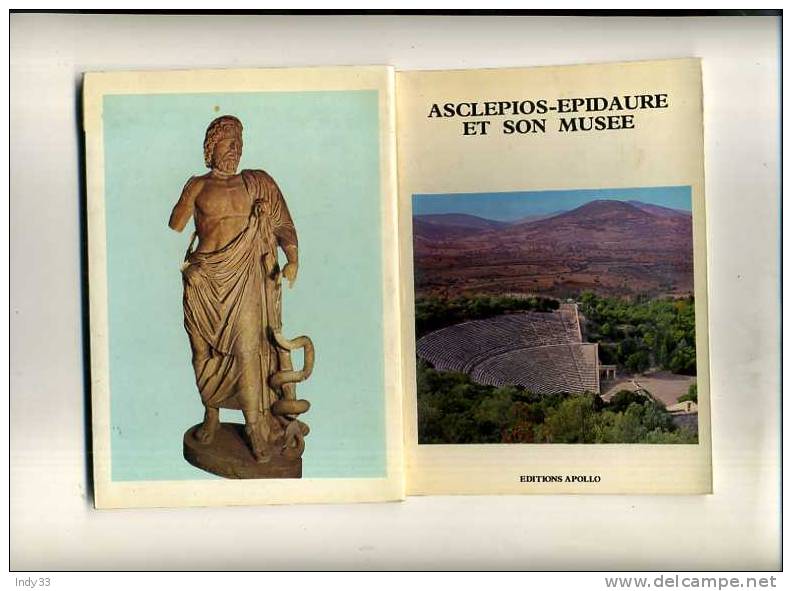 - ASCLEPIOS-EPIDAURE ET SON MUSEE . EDITIONS APOLLO1978 - Archéologie