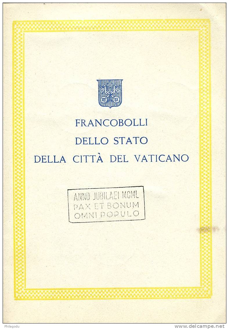 Vatican Joli Souvenir ANNO SANTO  Ø  150/157 - Covers & Documents