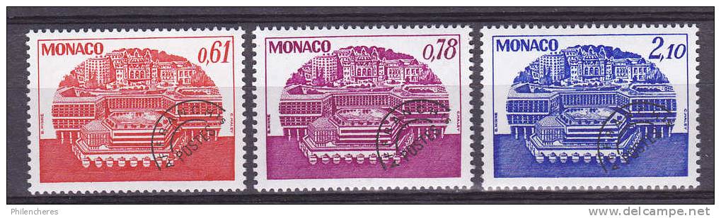 Monaco Yvert Préoblitéré N° 54, 55 Et 57 Xx - Cote 2,75 Euros - Prix De Départ 0,5 Euros - Prematasellado