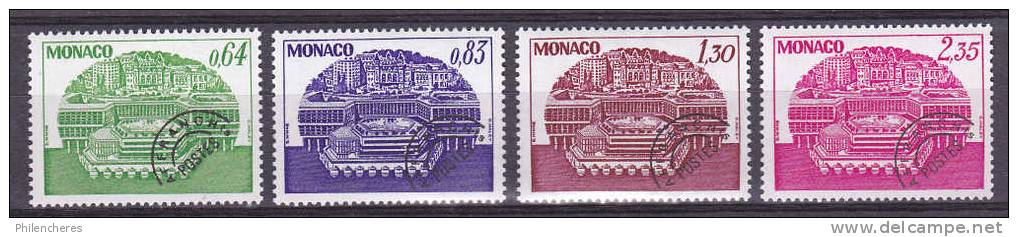 Monaco Yvert Préoblitéré N° 58 à 61 Xx - Cote 4 Euros - Prix De Départ 1 Euros - Precancels