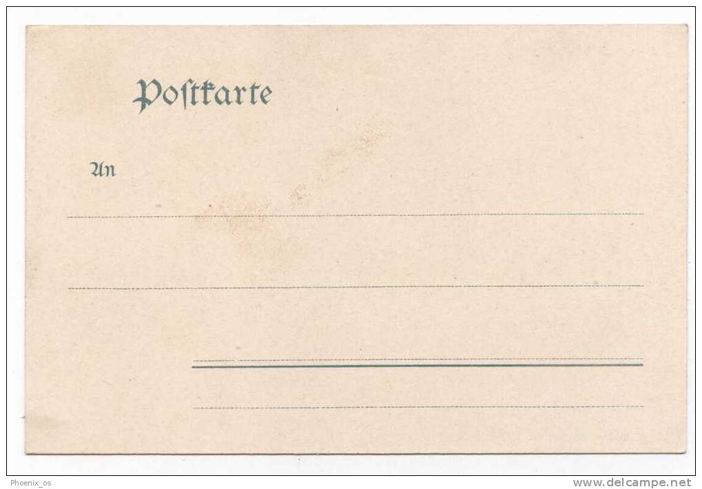 GERMANY - BORKUM - Propaganda Card, JUDAICA, Gruss, Litho - Borkum