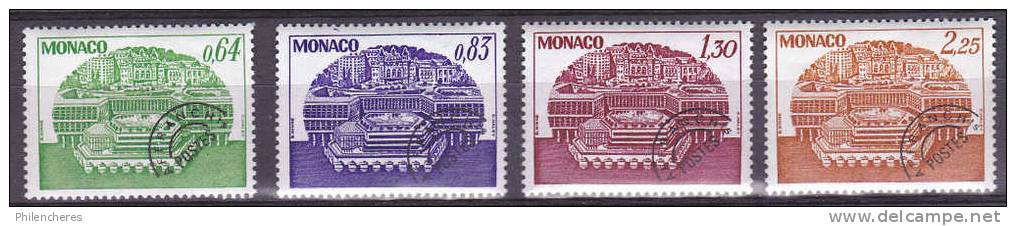 Monaco - Yvert Preoblitérés N° 58 à 61 X - Cote 4 Euros - Prix De Départ 1 Euros - Voorafgestempeld