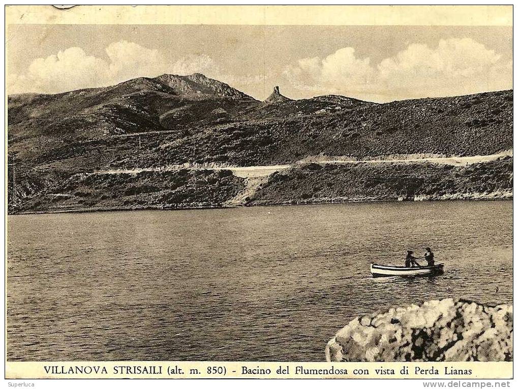 C-VILLANOVA STRISAILI(ALT M. 850)-BACINO DEL FLUMENDOSA CON VISTA DI PERDA LIANAS - Nuoro