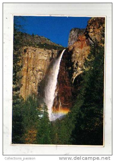 Cp, Etats-Unis, Yellowstone, Misty Waters Of Bridal Veil Falls..., écrite - Yellowstone