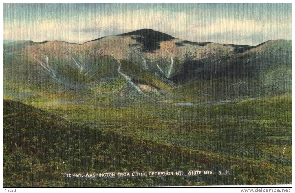 7387    Stati  Uniti     Mt.  Washington  From  Little  Dec Eption  Mt.  White  Mts.   N.H.    NV - White Mountains