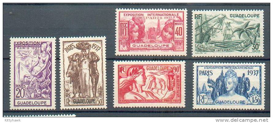 Guad 253 - YT 133 à 138 * - Unused Stamps