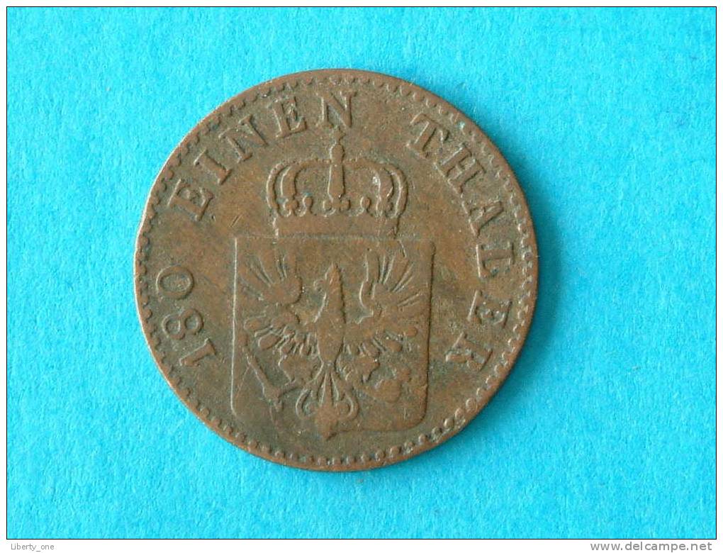 1854 A - 2 PFENNINGE / KM 452 ( For Grade , Please See Photo ) ! - Taler Et Doppeltaler