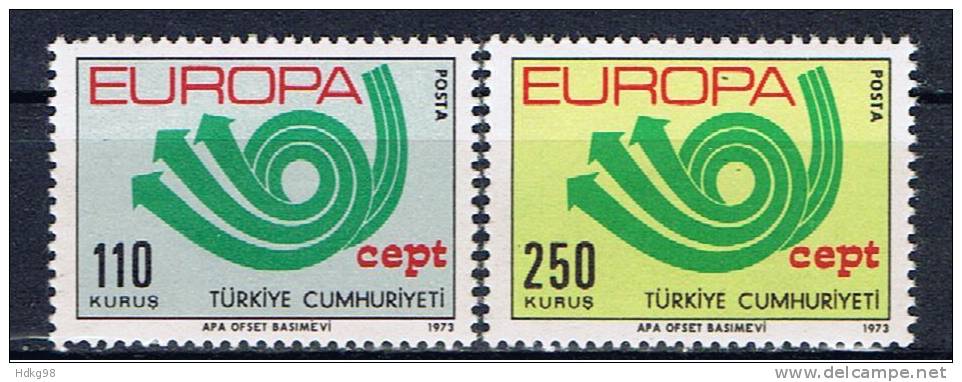 TR+ Türkei 1973 Mi 2280-81 Mnh EUROPA - Ungebraucht