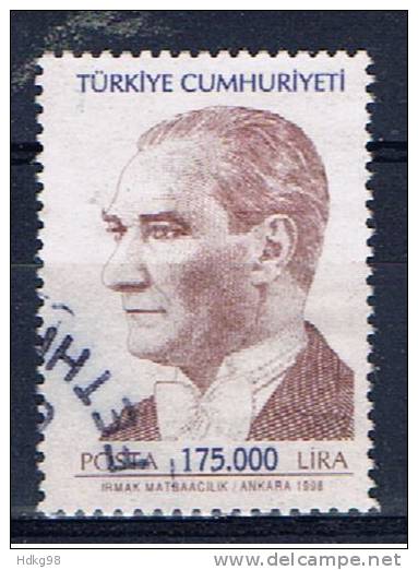 TR+ Türkei 1998 Mi 3156 Atatürk - Usados