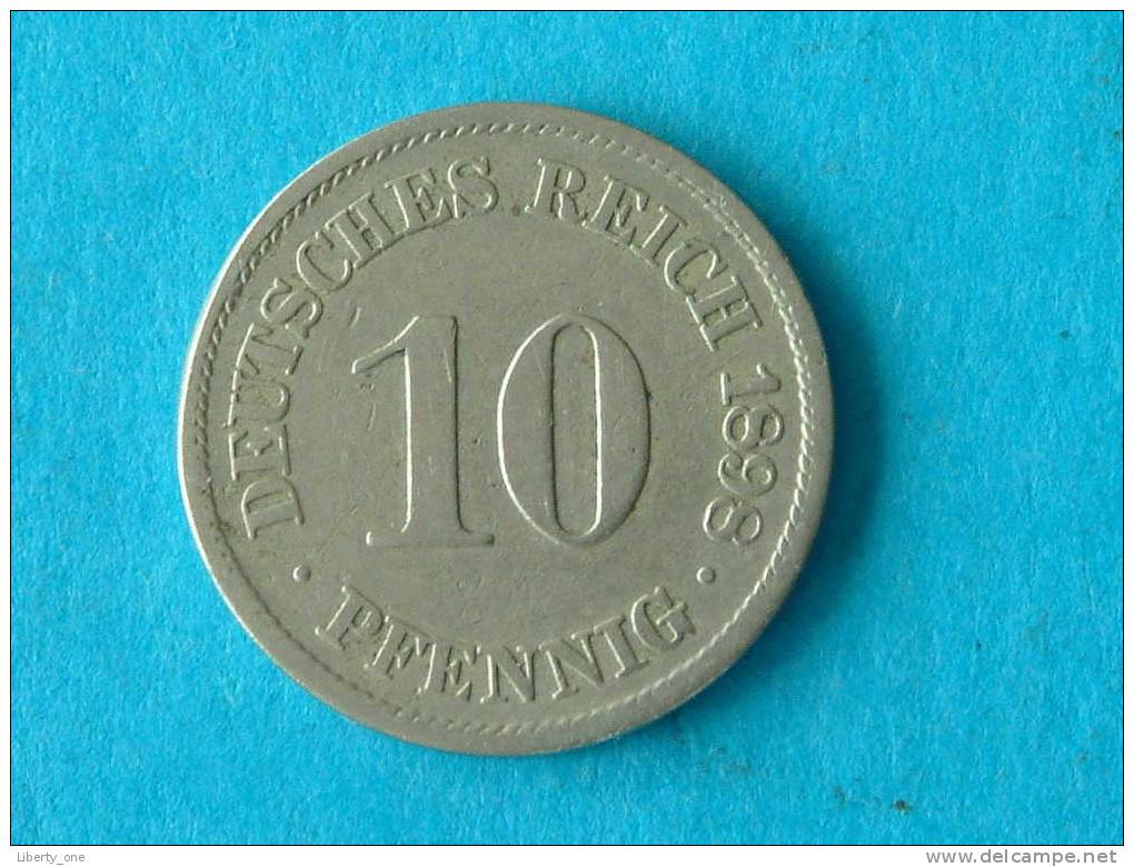 1898 A - 10 PFENNIG / KM 12 ( For Grade , Please See Photo ) ! - 10 Pfennig