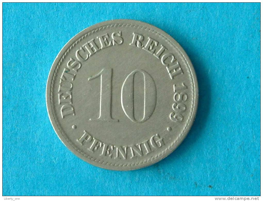1899 D - 10 PFENNIG / KM 12 ( For Grade , Please See Photo ) ! - 10 Pfennig