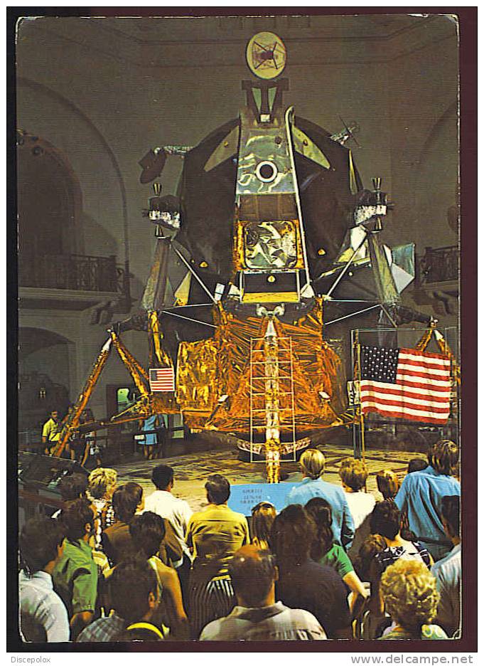 B357 National Air And Space Museum - Apollo Lunar Modul LM-2 - Flight-weight Spacecraft / Viaggiata 1976 - Astronomie