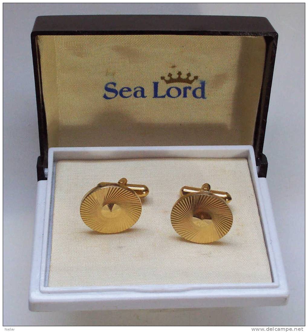 Cuff Links Man's &ldquo;Sea Lord&rdquo;, The Royal Collection,  In Own Original Box. - Other & Unclassified