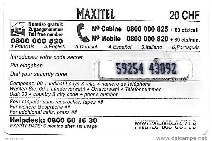 Prepaid: Maxitel - Schweiz