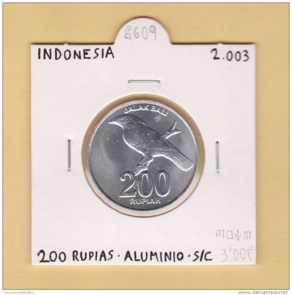 INDONESIA    200   Rupias 2.003  AL      SC/UNC    DL-8609 - Indonesia