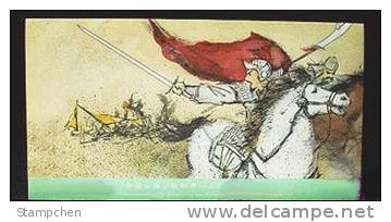 Folder 2000 Romance 3 Kingdoms Stamps S/s Book Martial Art Novel Boat Battle Arrow Archery - Tir à L'Arc