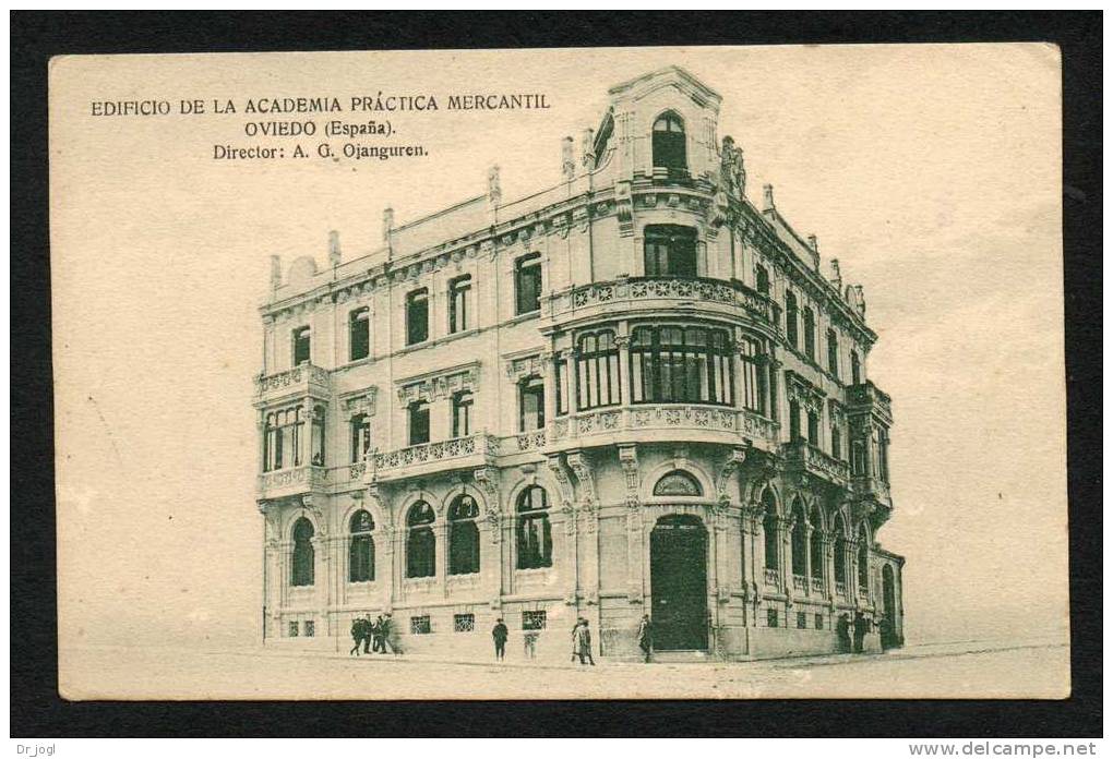 SP189) Oviedo - Edificio De La Academia Práctica Mercantil - Asturias (Oviedo)