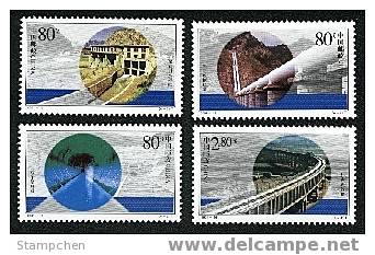 China 2001-16 Datong River Stamps Canal Irrigation Tunnel - Wasser