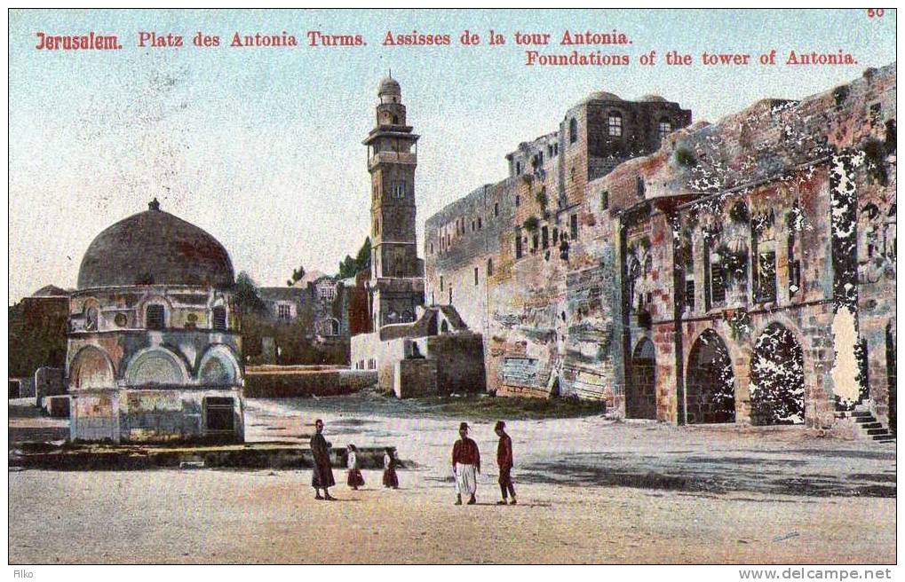 Austrian Levant, Jerusalem 17.08.1910,sent To  Vysoké Mýto,Bohemia(Cesko)  RRR,as Scan - Eastern Austria