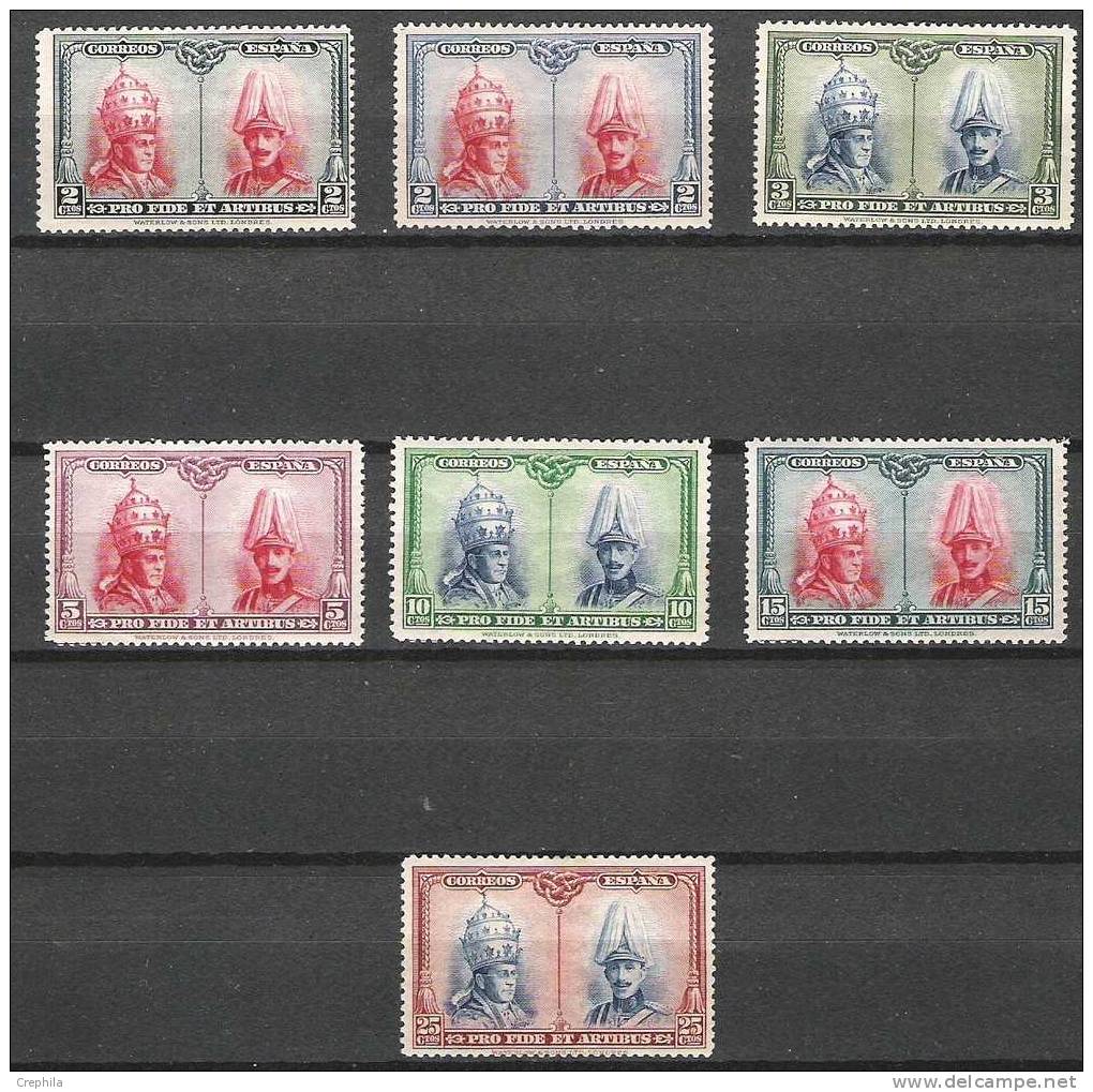 Espagne - 1928 - Y&T 339/44 - Neuf * - Used Stamps