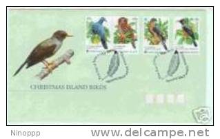 Christmas Island-2002 Birds   FDC - Christmas Island