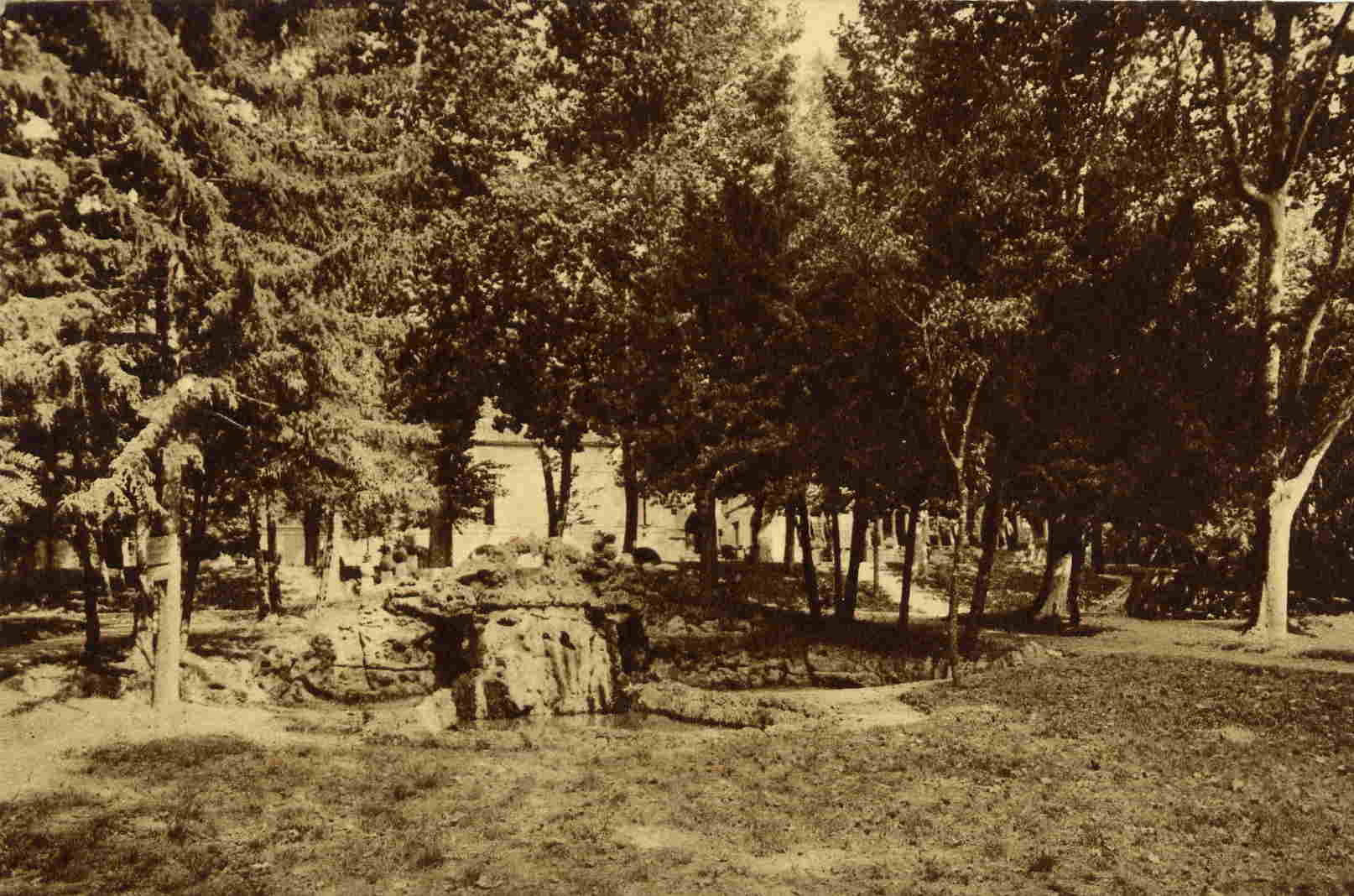 LES CAMOINS -  Le Parc -la Source Sulfureuse -la  Cascade-années 30 - Les Caillols, La Valentine