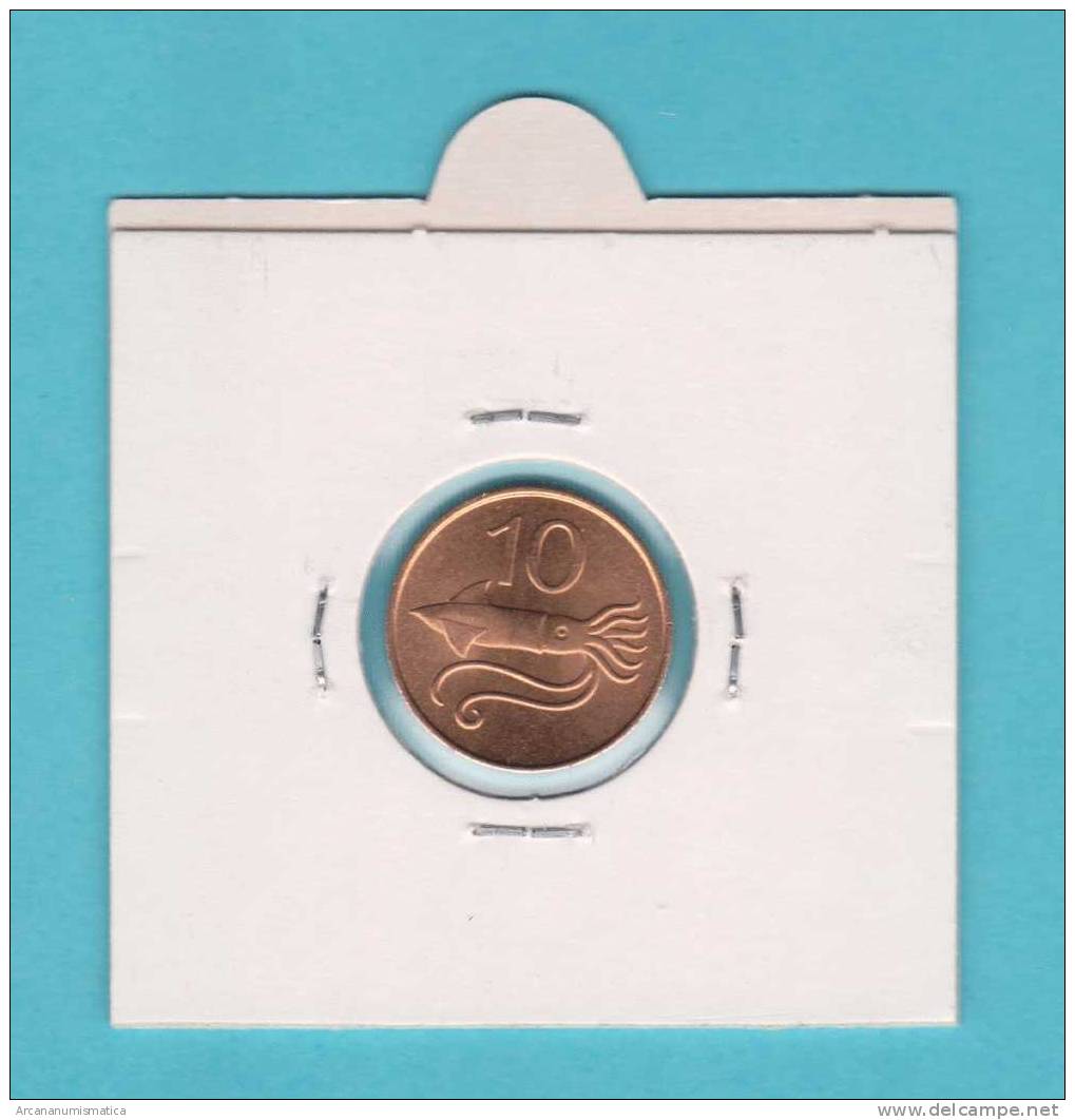 ISLANDIA   10  AURAR  1.981  BRONCE  KM#25      SC/UNC    DL-8658 - Islandia