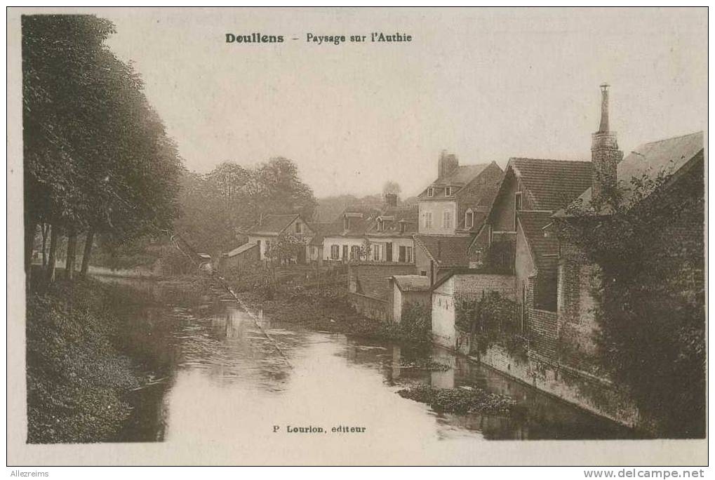 CPA 80 : DOULLENS   Vue Sur L'Authie     A VOIR  !! - Doullens