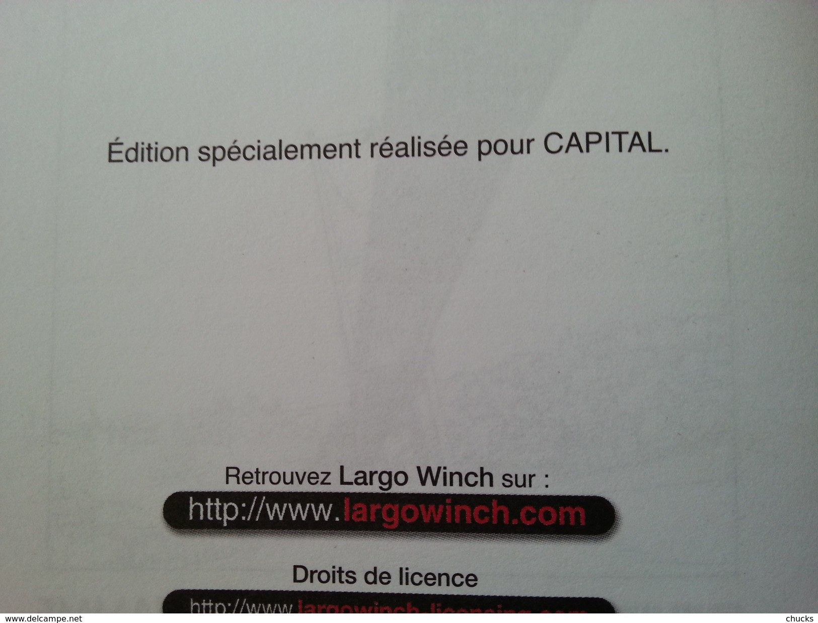 Largo Winch N°1 + 2 L'héritier + Le Groupe W édition Publicitaire Capital - Largo Winch