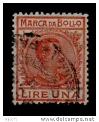 1905 / 1926  - MARCA DA BOLLO A TASSA FISSA -  Lire 1 - Steuermarken