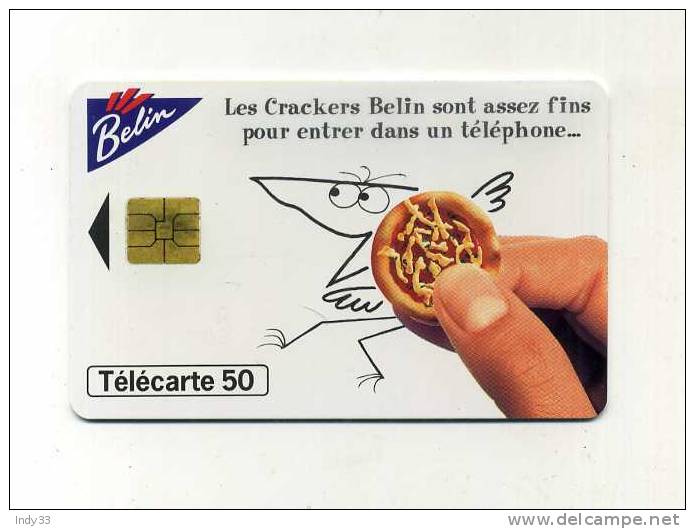 - TELECARTE CRACKERS BELIN 1995 - Alimentación