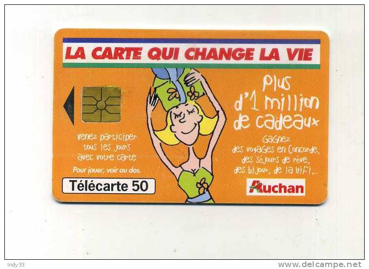 - TELECARTE AUCHAN . 1999 - Publicidad