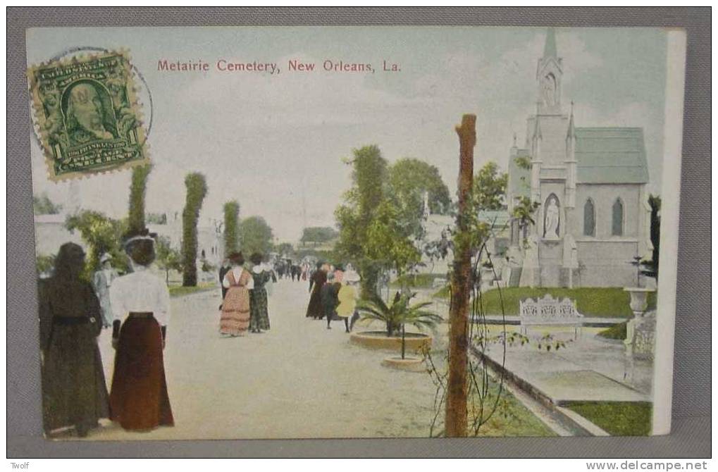 Metairie Cemetery, New Orleans, LA - Grombach-Faisans Co. Ltd., Publishers, New Orleans, LA - New Orleans