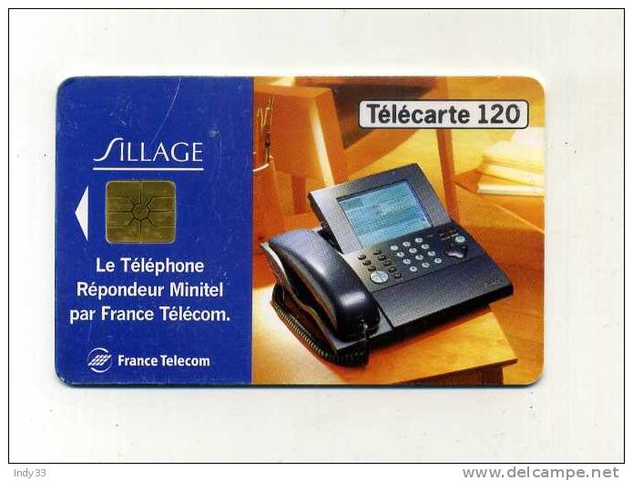 - TELECARTE SILLAGE . TELEPHONE REPONDEUR  . 1995 - Opérateurs Télécom