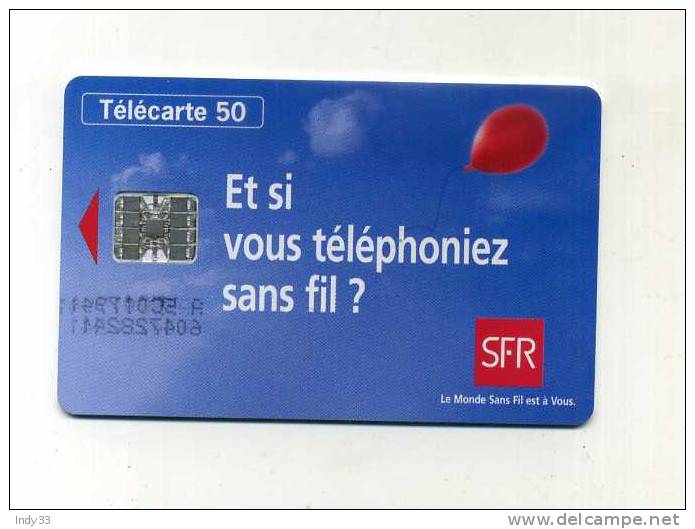 - TELECARTE SFR . 1995 - Opérateurs Télécom