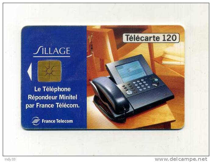 - TELECARTE SILLAGE . TELEPHONE REPONDEUR  . 1995 - Telecom Operators