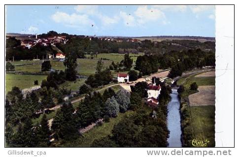 - BEAUMONT Sur VIGEANNE - C/ Mirebeau - Vue Aérienne - Le Canal Et Son écluse - Mirebeau