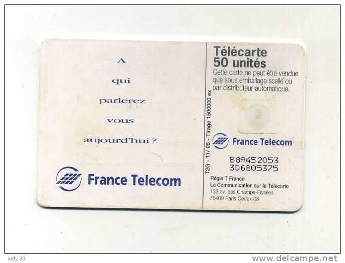 - TELECARTE ILLUSTREE 1998 - 1998